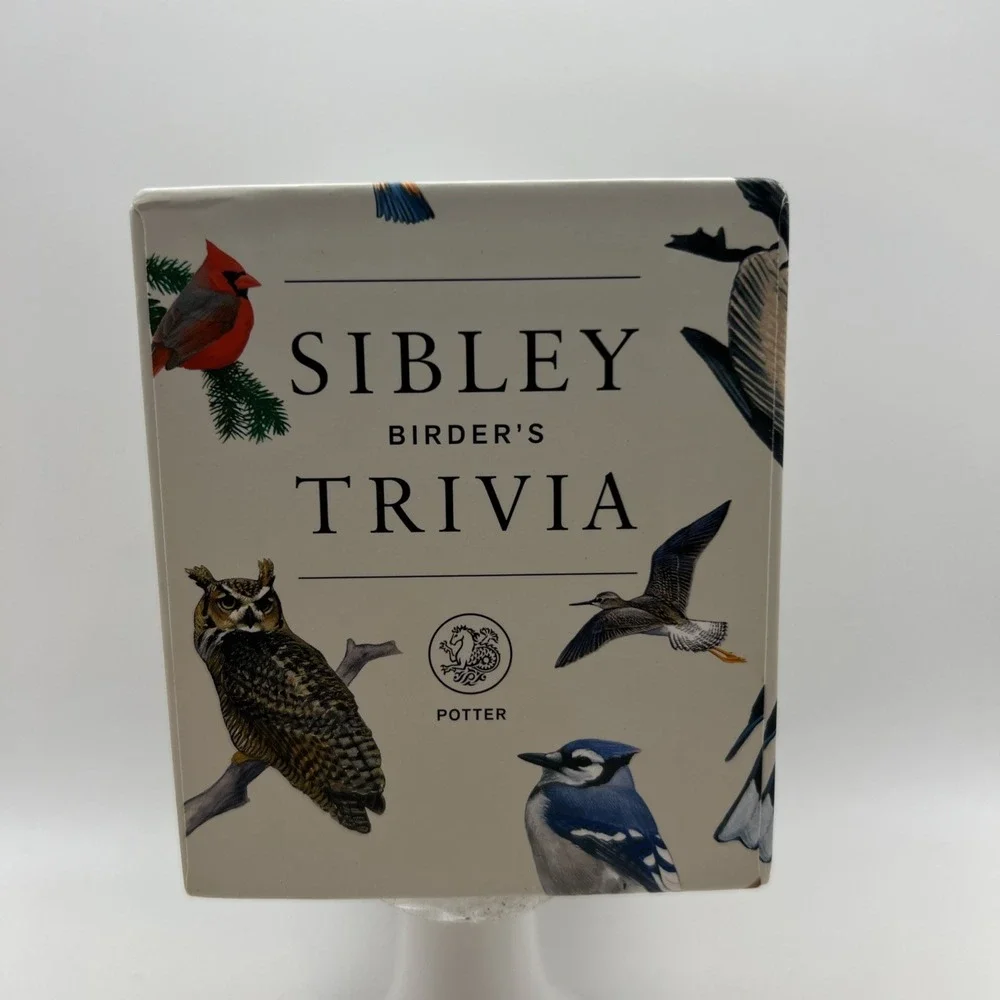 Sibley Birder's Trivia: A Card Game-illustrated game-Bird- 2 or more players-NIB